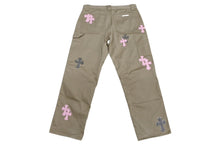 画像をギャラリービューアに読み込む, CHROME HEARTS クロムハーツ CARPENTER DOUBLE KNEE カーペンター ダブルニーパンツ サイズ34 クロスボール シルバー925 ベージュ ピンク 美品 中古 4b009772