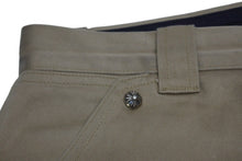 画像をギャラリービューアに読み込む, CHROME HEARTS クロムハーツ CARPENTER DOUBLE KNEE カーペンター ダブルニーパンツ サイズ34 クロスボール シルバー925 ベージュ ピンク 美品 中古 4b009772