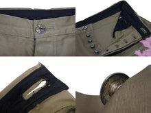 画像をギャラリービューアに読み込む, CHROME HEARTS クロムハーツ CARPENTER DOUBLE KNEE カーペンター ダブルニーパンツ サイズ34 クロスボール シルバー925 ベージュ ピンク 美品 中古 4b009772