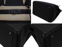 画像をギャラリービューアに読み込む, 新品未使用 HERMES エルメス ソーブラック ハンドバッグ オータクロア40 ブラック K刻印 トゴ ブラック金具 中古 4b009774