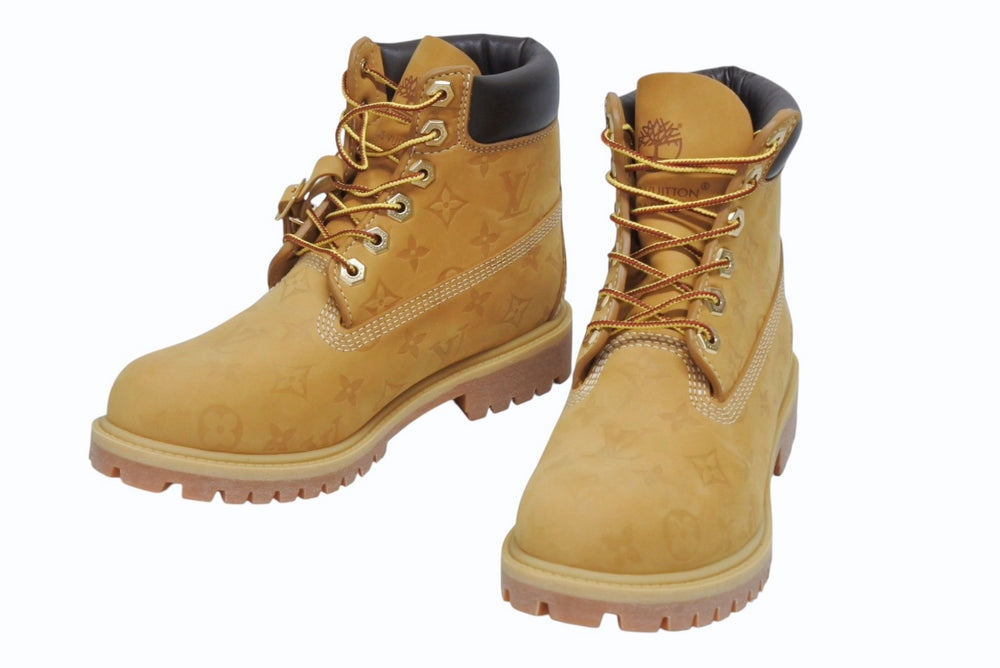 新品未使用 LOUIS VUITTON ルイヴィトン × Timberland ティンバーランド モノグラム 6インチブーツ LV-TMB-0003 サイズ5 1/2 中古 4b009777