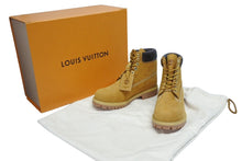 画像をギャラリービューアに読み込む, 新品未使用 LOUIS VUITTON ルイヴィトン × Timberland ティンバーランド モノグラム 6インチブーツ LV-TMB-0003 サイズ7 エンボス 中古 4b009780