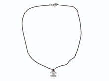 Load image into Gallery viewer, CHANEL シャネル ココマーク ネックレス 重量約5.0g B11V刻印 全長約44cm ラインストーン メタル クリア シルバー 美品 中古 4b009787