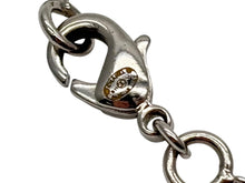 Load image into Gallery viewer, CHANEL シャネル ココマーク ネックレス 重量約5.0g B11V刻印 全長約44cm ラインストーン メタル クリア シルバー 美品 中古 4b009787