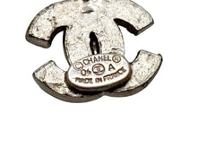 画像をギャラリービューアに読み込む, CHANEL シャネル ココマーク ハート ネックレス 重量約5.0g 04A刻印 全長約42cm ラインストーン メタル クリア シルバー 美品 中古 4b009789