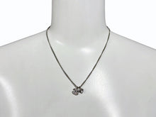 画像をギャラリービューアに読み込む, CHANEL シャネル ココマーク ハート ネックレス 重量約5.0g 04A刻印 全長約42cm ラインストーン メタル クリア シルバー 美品 中古 4b009789