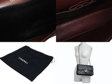 画像をギャラリービューアに読み込む, CHANEL シャネル マトラッセ25 Wフラップ Wチェーンショルダーバッグ 1番台 ココマーク ラムスキン ブラック ゴールド金具 美品 中古 4b009798