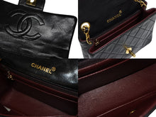 画像をギャラリービューアに読み込む, 極美品 CHANEL シャネル ミニマトラッセ17 Sフラップ Sチェーンショルダーバッグ 4番台 ラムスキン ココマーク ブラック 中古 4b009801