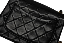 画像をギャラリービューアに読み込む, 極美品 CHANEL シャネル ミニマトラッセ17 Sフラップ Sチェーンショルダーバッグ 4番台 ラムスキン ココマーク ブラック 中古 4b009801