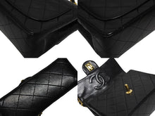 画像をギャラリービューアに読み込む, 極美品 CHANEL シャネル ミニマトラッセ17 Sフラップ Sチェーンショルダーバッグ 4番台 ラムスキン ココマーク ブラック 中古 4b009801