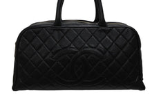 画像をギャラリービューアに読み込む, CHANEL シャネル ハンドバッグ ミニボストン A20997 8番台 キャビアスキン ココマーク ブラック ゴールド金具 美品 中古 4b009804