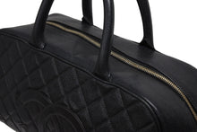画像をギャラリービューアに読み込む, CHANEL シャネル ハンドバッグ ミニボストン A20997 8番台 キャビアスキン ココマーク ブラック ゴールド金具 美品 中古 4b009804