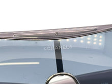 画像をギャラリービューアに読み込む, 極美品 CHANEL シャネル シールド サングラス アイウェア 4136 c.108/87 サイズ125 ココマーク グレー 中古 4b009806