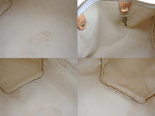 画像をギャラリービューアに読み込む, LOUIS VUITTON ルイヴィトン スピーディ35 ダミエ アズール ハンドバッグ N41535 ホワイト ベージュ 美品 中古 4b009812