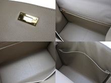 画像をギャラリービューアに読み込む, 新品同様 HERMES エルメス ケリー28 外縫い 2WAY ショルダーバッグ A刻印 ヴォーエプソン トレンチ ゴールド金具 中古 4b009813