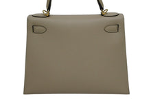 画像をギャラリービューアに読み込む, 新品同様 HERMES エルメス ケリー28 外縫い 2WAY ショルダーバッグ A刻印 ヴォーエプソン トレンチ ゴールド金具 中古 4b009813