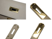 画像をギャラリービューアに読み込む, 新品同様 HERMES エルメス ケリー28 外縫い 2WAY ショルダーバッグ A刻印 ヴォーエプソン トレンチ ゴールド金具 中古 4b009813