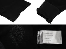 画像をギャラリービューアに読み込む, CHROME HEARTS クロムハーツ パーカー フーディ ダガー ホースシュー 星条旗 サイズ XXL ブラック コットン 美品 中古 4b009816