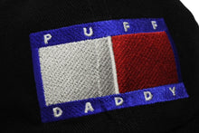 画像をギャラリービューアに読み込む, 極美品 PUFF DADDY パフダディ VINTAGE ヴィンテージ 90's スナップバックキャップ ONE SIZE TOMMYサンプリング ブラック 中古 4b009819
