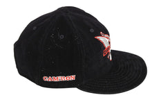 画像をギャラリービューアに読み込む, NEW ERA ニューエラ × DIPLOMATS ディプロマッツ ベースボールキャップ サイズ7 3/4 ベロア ブラック レッド ラメ 美品 中古 4b009823