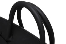 画像をギャラリービューアに読み込む, 新品同様 HERMES エルメス Haut a Courroies オータクロア40 ハンドバッグ トゴ ブラック シルバー金具 Z刻印 中古 4b009826