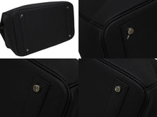 画像をギャラリービューアに読み込む, 新品同様 HERMES エルメス Haut a Courroies オータクロア40 ハンドバッグ トゴ ブラック シルバー金具 Z刻印 中古 4b009826