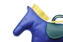画像をギャラリービューアに読み込む, 極美品 HERMES エルメス ロデオチャームMM バッグチャーム アニョーミロ ブルーエレクトリック マラカイト ライム キーホルダー 中古 4b009828