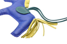 画像をギャラリービューアに読み込む, 極美品 HERMES エルメス ロデオチャームMM バッグチャーム アニョーミロ ブルーエレクトリック マラカイト ライム キーホルダー 中古 4b009828