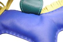 画像をギャラリービューアに読み込む, 極美品 HERMES エルメス ロデオチャームMM バッグチャーム アニョーミロ ブルーエレクトリック マラカイト ライム キーホルダー 中古 4b009828