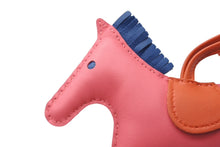 画像をギャラリービューアに読み込む, 極美品 HERMES エルメス ロデオチャームMM バッグチャーム アネモネ ブルーイズミール アニョーミロ 中古 4b009829