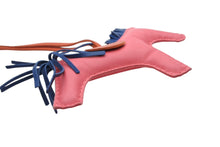 画像をギャラリービューアに読み込む, 極美品 HERMES エルメス ロデオチャームMM バッグチャーム アネモネ ブルーイズミール アニョーミロ 中古 4b009829