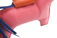 画像をギャラリービューアに読み込む, 極美品 HERMES エルメス ロデオチャームMM バッグチャーム アネモネ ブルーイズミール アニョーミロ 中古 4b009829