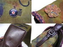 画像をギャラリービューアに読み込む, 極美品 CHANEL シャネル エンブロイダリー メッセンジャーバッグ 20番台 A92790 グラフィティ カーキ ココマーク 中古 4b009831