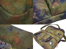 画像をギャラリービューアに読み込む, 極美品 CHANEL シャネル エンブロイダリー メッセンジャーバッグ 20番台 A92790 グラフィティ カーキ ココマーク 中古 4b009831