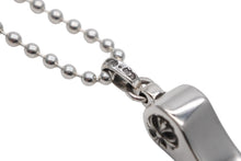 画像をギャラリービューアに読み込む, 新品未使用 CHROME HEARTS クロムハーツ WHISTLE PENDANT スモール ホイッスル ペンダント チャーム チェーン重量約13.7g 中古 4b009832