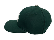 画像をギャラリービューアに読み込む, 新品未使用 CHROME HEARTS クロムハーツ CH刺繍 新作 ベースボール キャップ 帽子 U.S.A製 グリーン シルバー金具 中古 4b009833