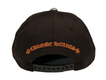 画像をギャラリービューアに読み込む, 新品未使用 CHROME HEARTS クロムハーツ CH刺繍 新作 ベースボール キャップ 帽子 U.S.A製 ブラウン オレンジ シルバー金具 中古 4b009834