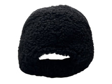 画像をギャラリービューアに読み込む, 新品未使用 CHANEL シャネル パイル キャップ 帽子 2025年 秋冬 ココマーク ウール ゴートレザー ブラック ホワイト 中古 4b009835