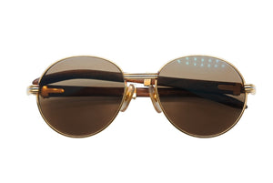 CARTIER カルティエ オーバル サングラス アイウェア サイズ52□18 130