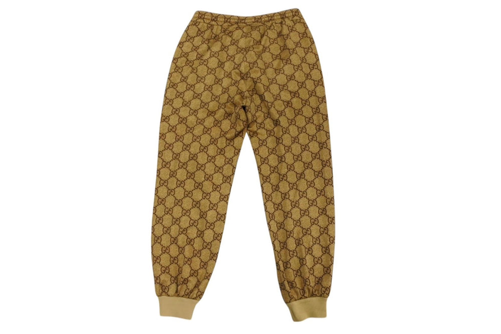 GUCCI グッチ パンツ GGスプリーム ジョガー パンツ 546427 ベージュ ブラウン サイズXS 美品 中古 4b009839
