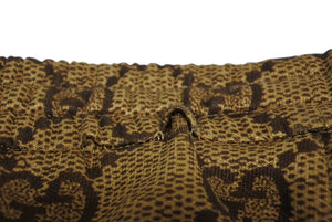 GUCCI グッチ パンツ GGスプリーム ジョガー パンツ 546427 ベージュ ブラウン サイズXS 美品 中古 4b009839