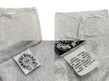 画像をギャラリービューアに読み込む, CHROME HEARTS クロムハーツ オールドモデル スウェットパンツ サイズS ホースシュー ロゴプリント グレー ホワイト 良品 中古 4b009840