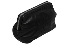 画像をギャラリービューアに読み込む, 極美品 CHROME HEARTS クロムハーツ ポーチ コスメティックケース BSフレア ダガー ブラック シルバー金具 中古 4b009846