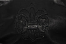 画像をギャラリービューアに読み込む, 極美品 CHROME HEARTS クロムハーツ ポーチ コスメティックケース BSフレア ダガー ブラック シルバー金具 中古 4b009846