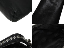 画像をギャラリービューアに読み込む, CHROME HEARTS クロムハーツ INSANITY CH PLS ポーチ インサニティ CHプラスパッチ レザー シルバー925 ブラック 美品 中古 4b009847