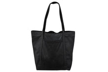 画像をギャラリービューアに読み込む, CHROME HEARTS クロムハーツ ホースシュー プリント キャンバス トートバッグ ブラック 良品 中古 4b009848