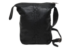 CHROME HEARTS クロムハーツ LELO SM レロ ショルダーバッグ クロスパッチ セメタリー シルバー925 美品 中古 4b009849