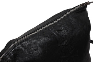 CHROME HEARTS クロムハーツ LELO SM レロ ショルダーバッグ クロスパッチ セメタリー シルバー925 美品 中古 4b009849