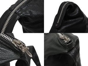 CHROME HEARTS クロムハーツ LELO SM レロ ショルダーバッグ クロスパッチ セメタリー シルバー925 美品 中古 4b009849