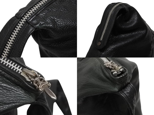 CHROME HEARTS クロムハーツ LELO SM レロ ショルダーバッグ クロスパッチ セメタリー シルバー925 美品 中古 4b009849